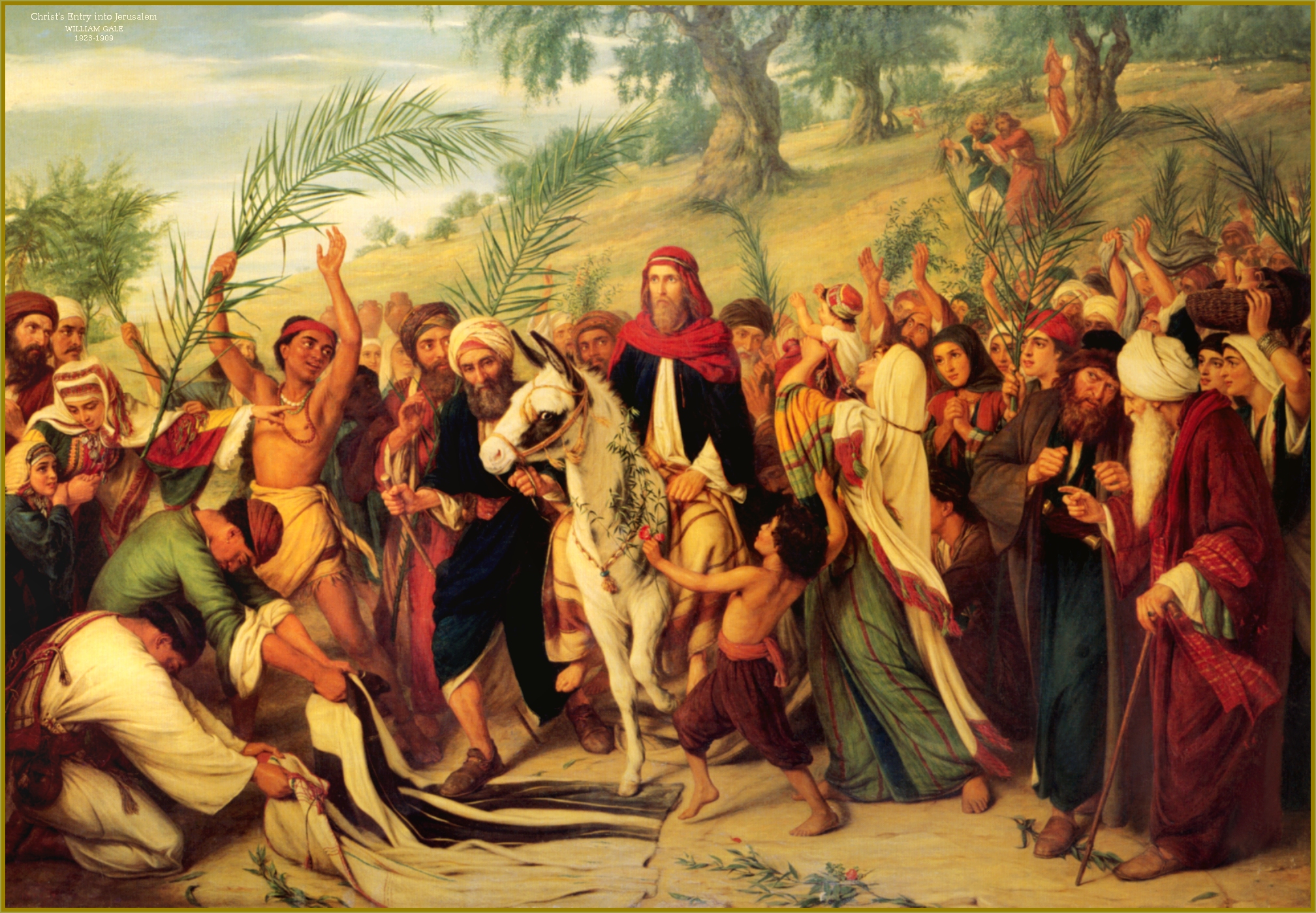 Yeshua intră în Yerushalayim